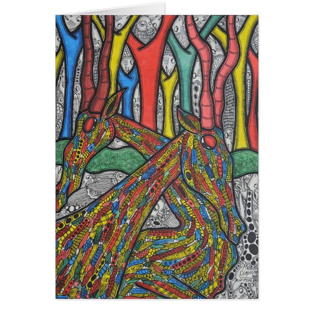 Cartão Tarde preguiçosa (Frente)