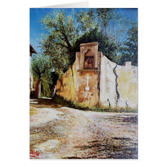 Cartão TARDE, RIMAGGIO / Toscana (Frente)