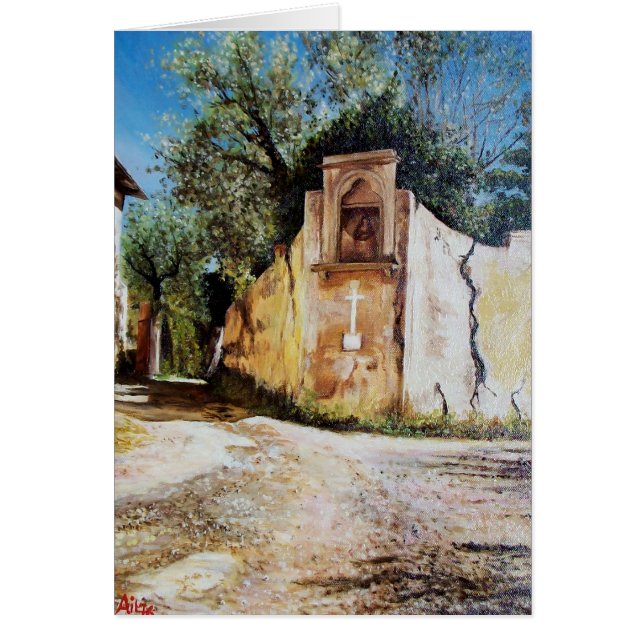 Cartão TARDE, RIMAGGIO / Toscana (Frente)