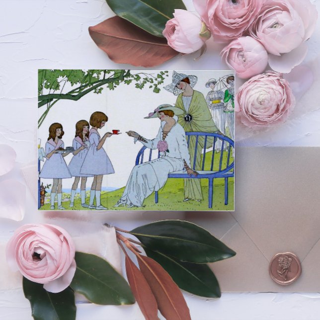 Cartão Tarde Tea 1913 (Criador carregado)