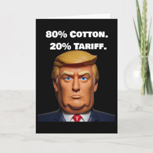 Cartão Tarifa de Donald Trump