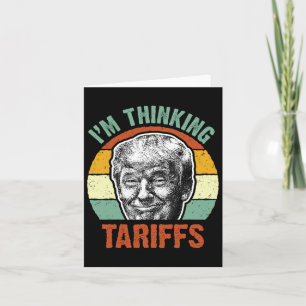 Cartão Tarifa Engraçado - Estou pensando em Tarifas Polít