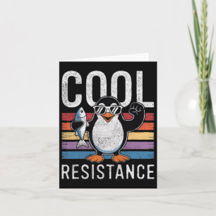 Cartão Tarifas de Pinguins de Resistência Legal e Sutil P