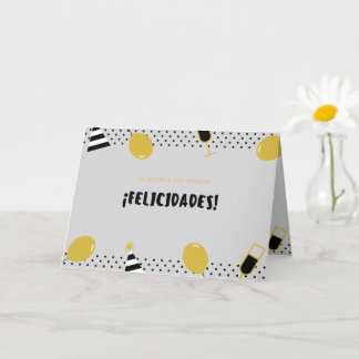 Cartão Tarjeta de felicitación plegada
