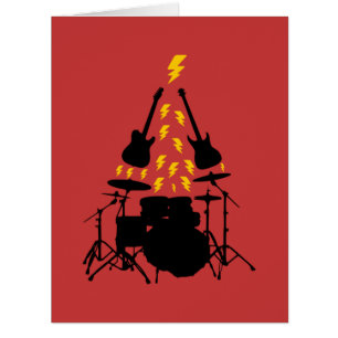 Cartão Tarjeta de navidad para mús icos Tarjeta de Navida