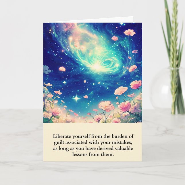 Cartão Tarjeta flowers message happy birthday (Frente)