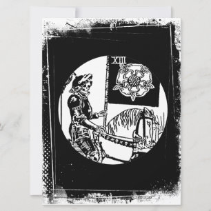 Cartão Tarot Card Death on Cavalo