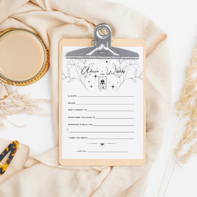 Cartão Tarot | Casamento | Cartão de Aviso para Ca (Criador carregado)