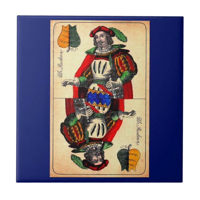 Cartão tarot do século XIX n.º 1 (Frente)