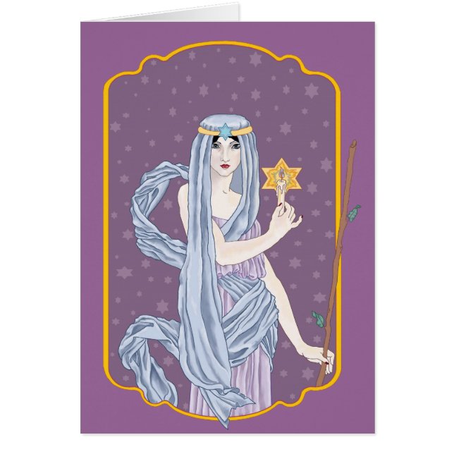 Cartão Tarot o eremita (Frente)