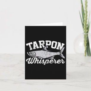 Cartão Tarpon Whisperer I Tarpon Anglas I Pesca Tarpon
