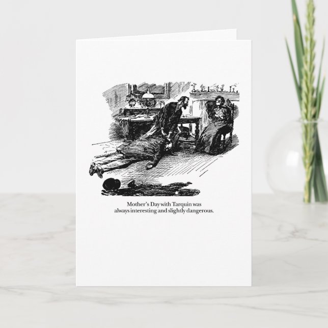 Cartão Tarquin and Mother’s Interesting (Frente)