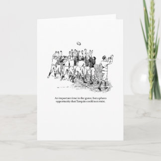 Cartão Tarquin and the Photo Opportunity