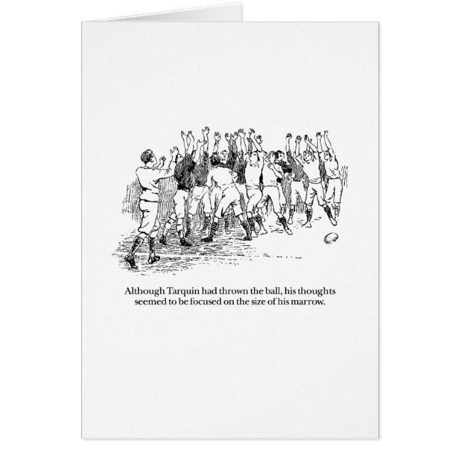 Cartão Tarquin e a abóbora (Frente)