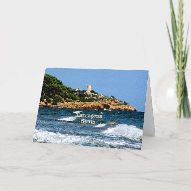 Cartão Tarragona, cenas de Espanha (Frente)