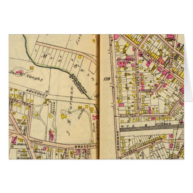 Cartão Tarrytown, Nova York (Frente Horizontal)