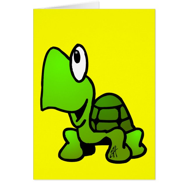 Cartão Tartaruga (Frente)