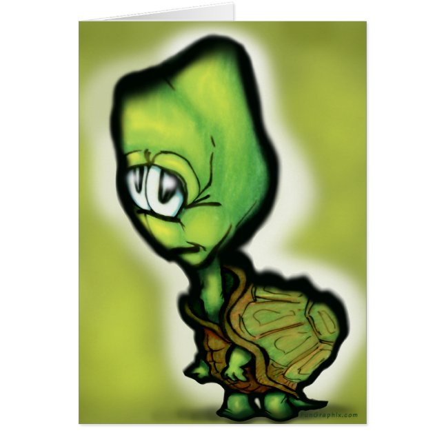 Cartão Tartaruga (Frente)