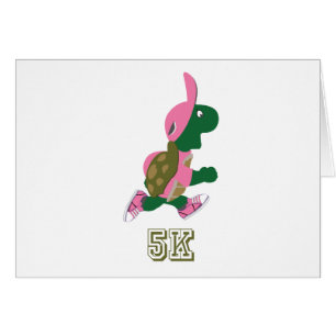 Cartão Tartaruga 5K - Rosa