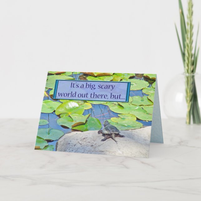 Cartão Tartaruga de Snapshot Comum - Serpentina de Chelyd (Frente)