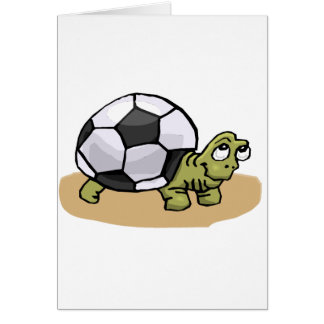 Cartão Tartaruga do futebol