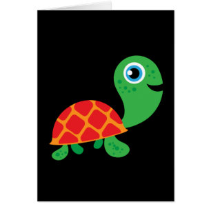 Cartão Tartaruga impressionante