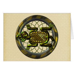 Cartão Tartaruga maia