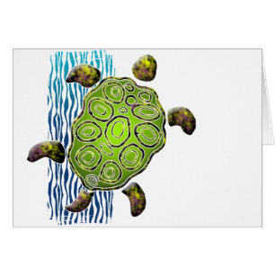 Cartão Tartaruga marinha