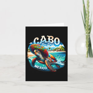 Cartão Tartaruga México Cabo San Lucas México Vacaciones