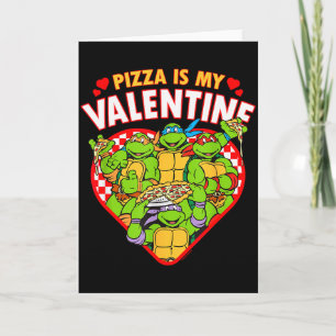 Cartão Tartarugas Ninja Pizza É Meu Namorado