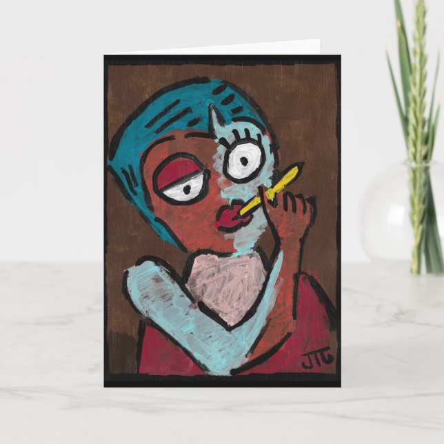 Cartão "Tasting The Present" (Frente)