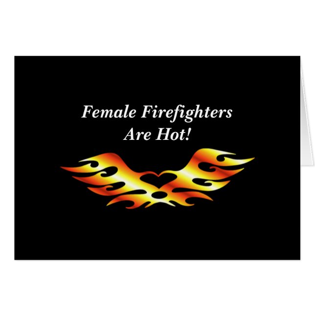 Cartão Tatuagem da chama (Frente horizontal)