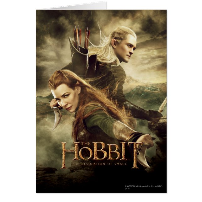 Cartão TAURIEL™ E LEGOLAS GREENLEAF™ Movie Poster 3 (Frente)