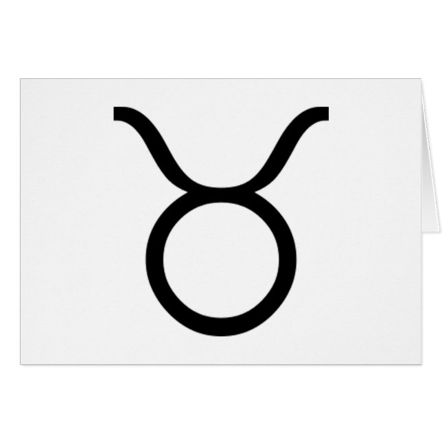 Cartão Taurus (Frente Horizontal)