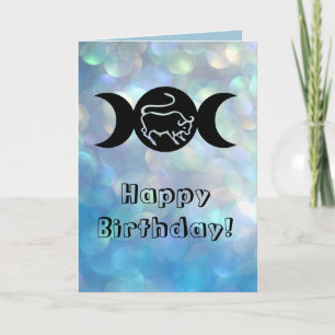 Cartão Taurus astrology sun sign zodiac birthday card