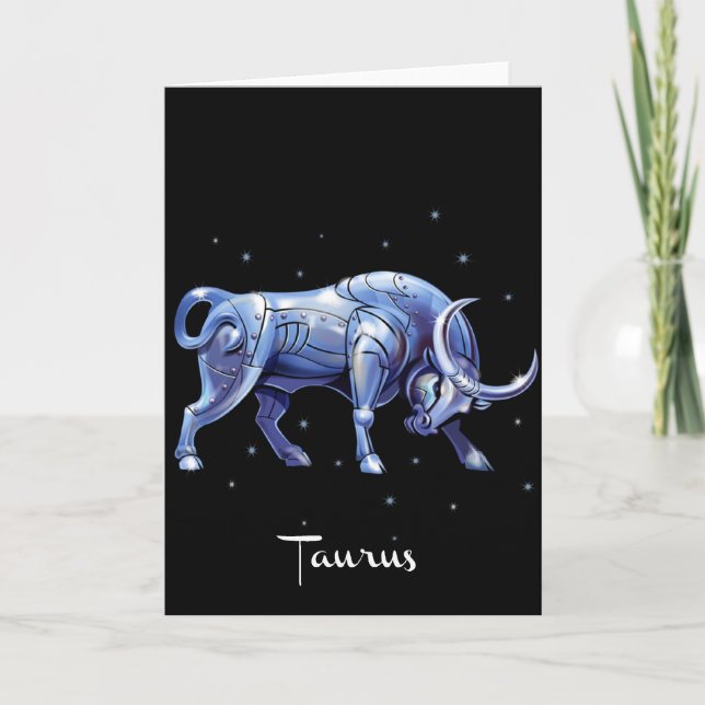 Cartão Taurus Birthday Card (Frente)