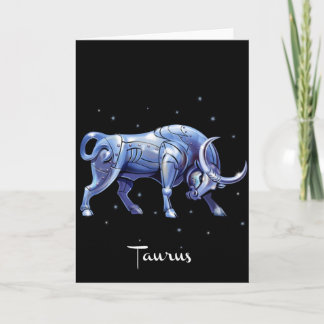 Cartão Taurus Birthday Card