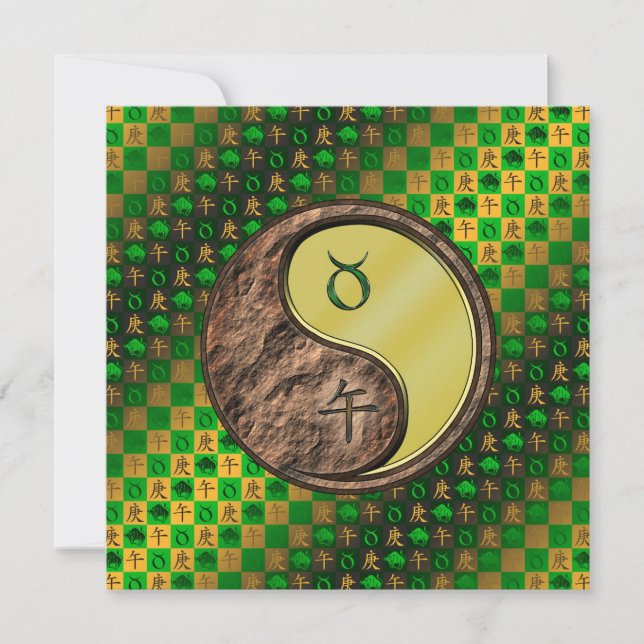 Cartão Taurus & Metal Horse (Frente)