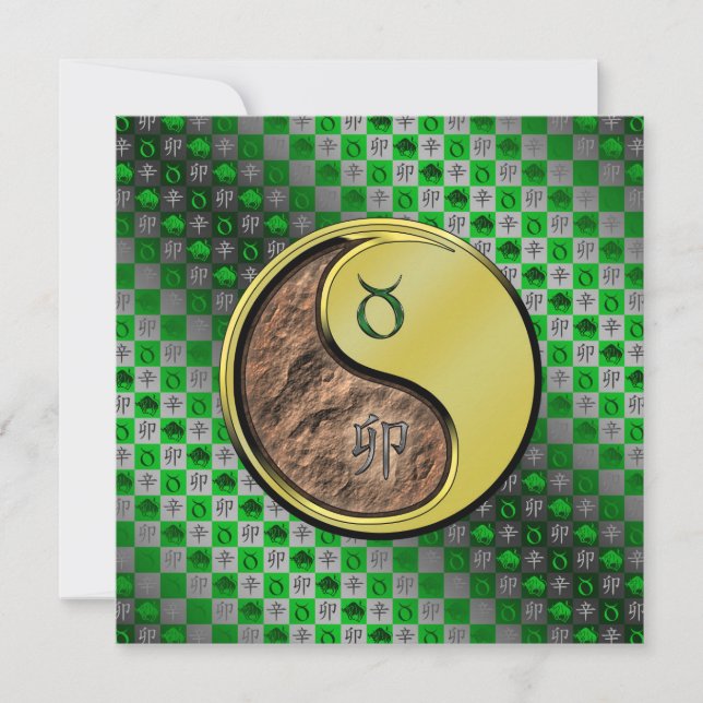 Cartão Taurus & Metal Rabbit (Frente)