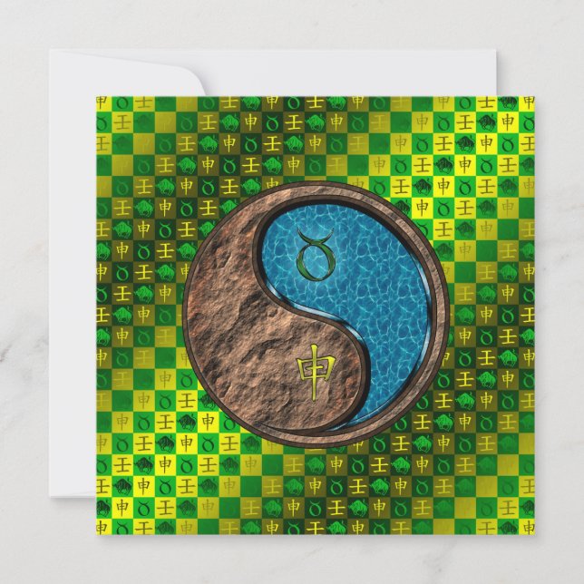 Cartão Taurus & Water Monkey (Frente)