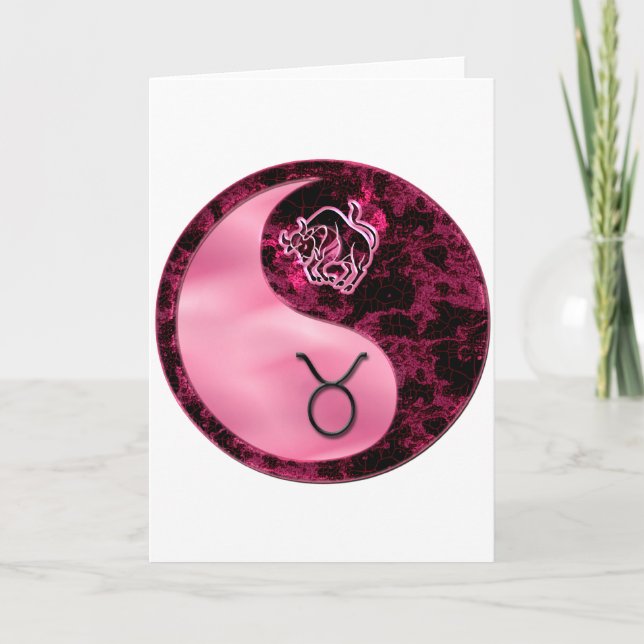 Cartão Taurus Yin Yand (Frente)