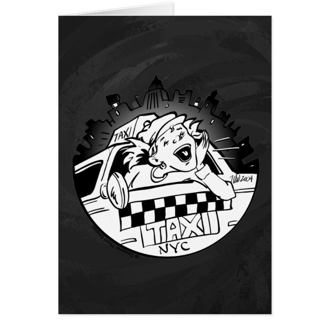 Cartão Táxi Garota (Frente)