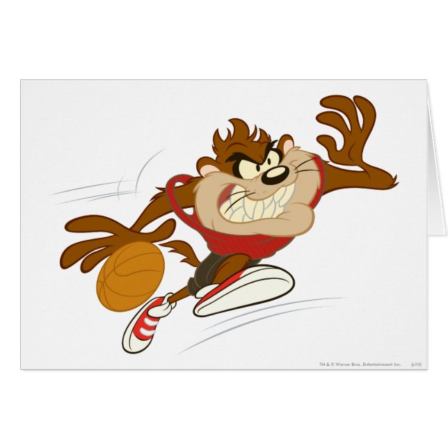 Cartão TAZ™ o ciclone que está borbulhando (Frente Horizontal)