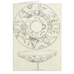 Cartão Tazza encontrou em Tarquinia