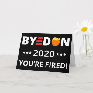 Cartão Tchau Don 2020 Você está cansado! Engraçado Bid