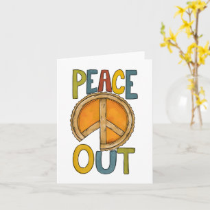 Cartão Tchau Torta de Abóbora