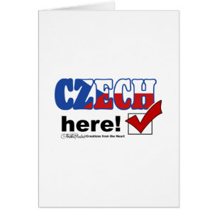 Cartão Tcheco aqui (luz)
