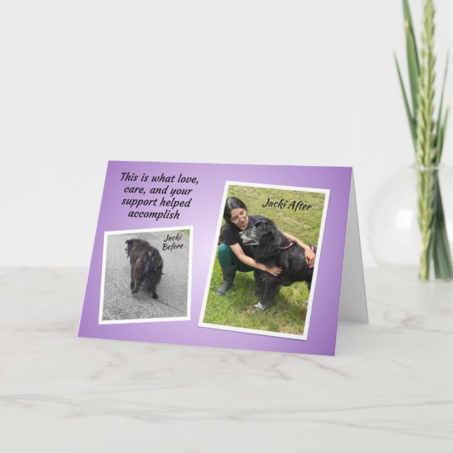 Cartão TCHS Jacki Thank You (Frente)