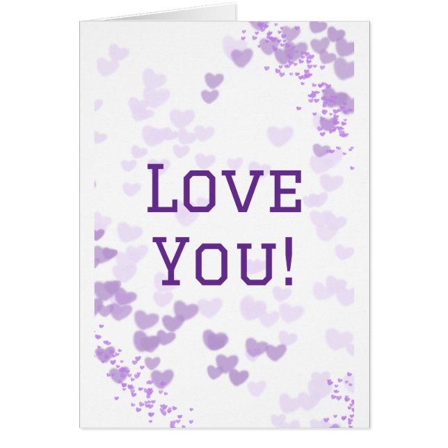 Cartão Te amo (Frente)