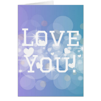 Cartão Te amo